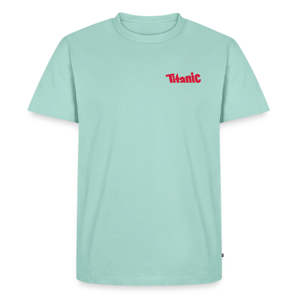 Männer T-Shirt: TITANIC-Logo (klein) - Mint 