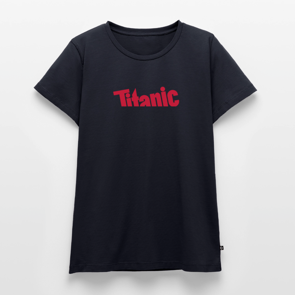 Frauen T-Shirt: TITANIC-Logo - Navy