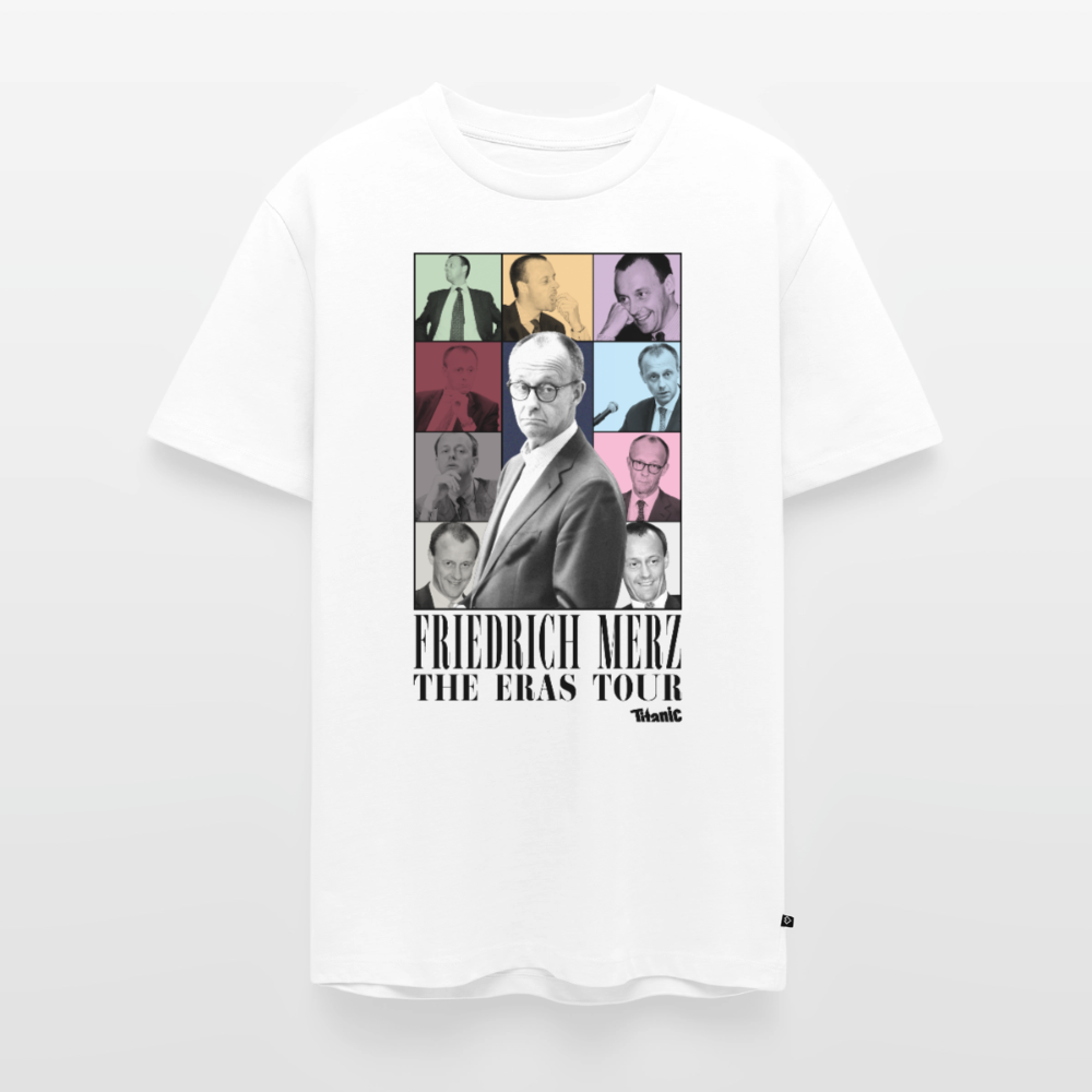 Friedrich Merz: Eras-Tour-Shirt (weiß) - Weiß