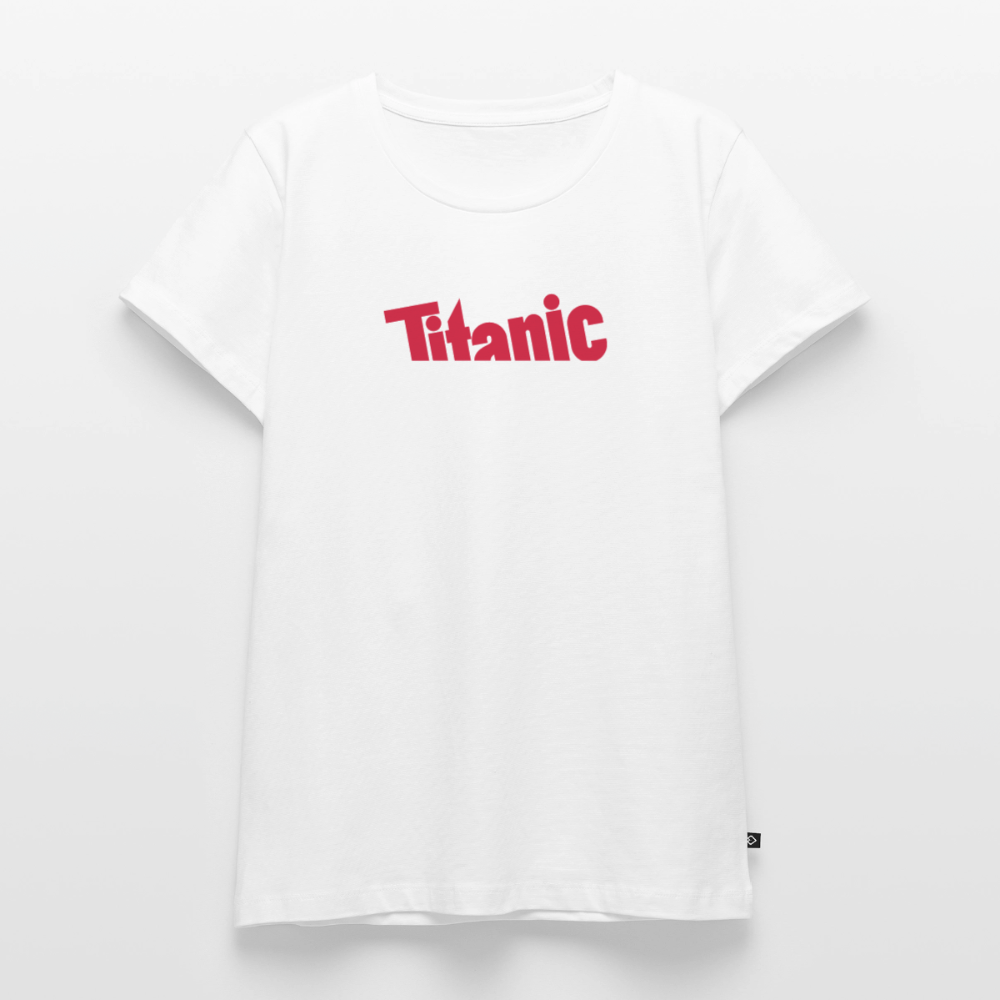 Frauen T-Shirt: TITANIC-Logo - Weiß