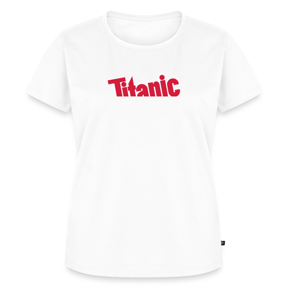 Frauen T-Shirt: TITANIC-Logo - Weiß