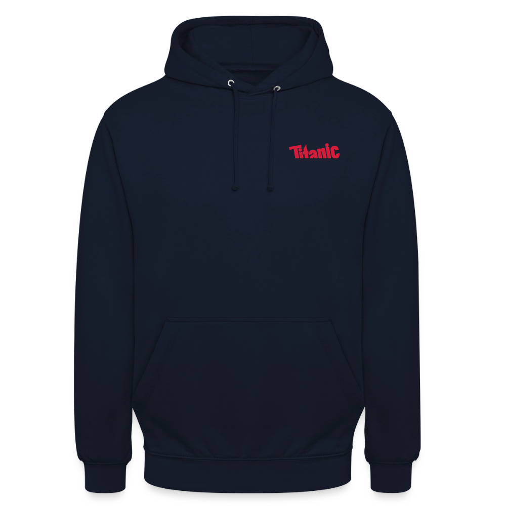 Unisex Hoodie: TITANIC-Logo - Navy