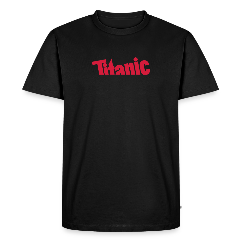 Männer T-Shirt: TITANIC-Logo - Schwarz