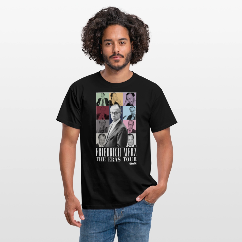 Friedrich Merz: Eras-Tour-Shirt (schwarz) - Schwarz