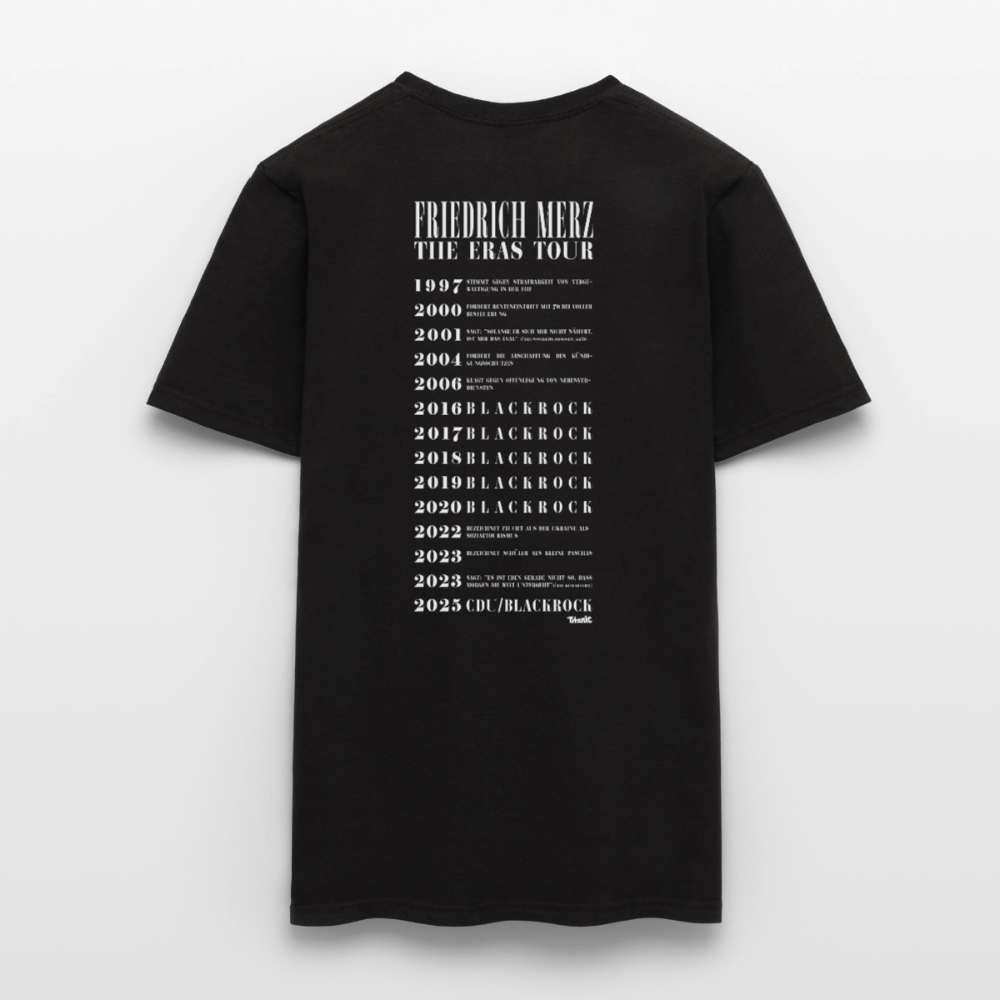 Friedrich Merz: Eras-Tour-Shirt (schwarz) - Schwarz