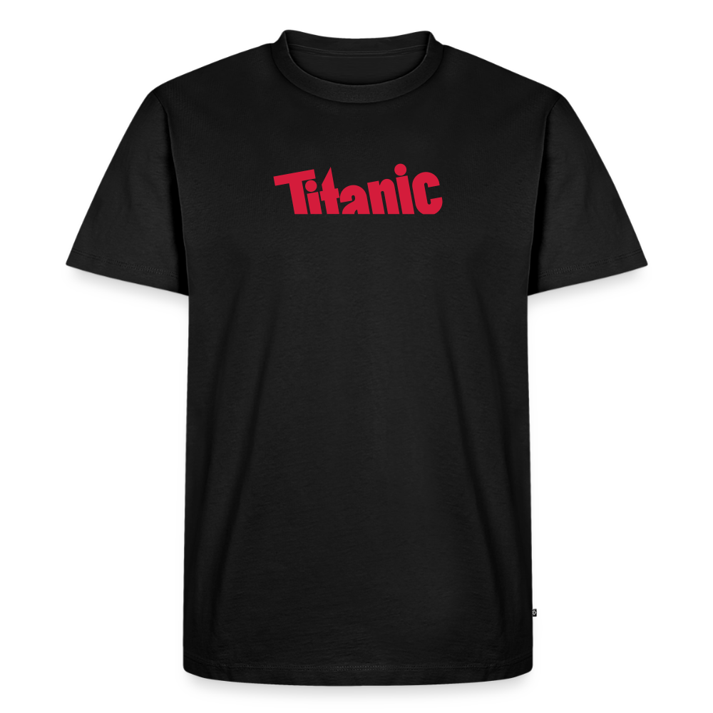Männer T-Shirt: TITANIC-Logo - Schwarz