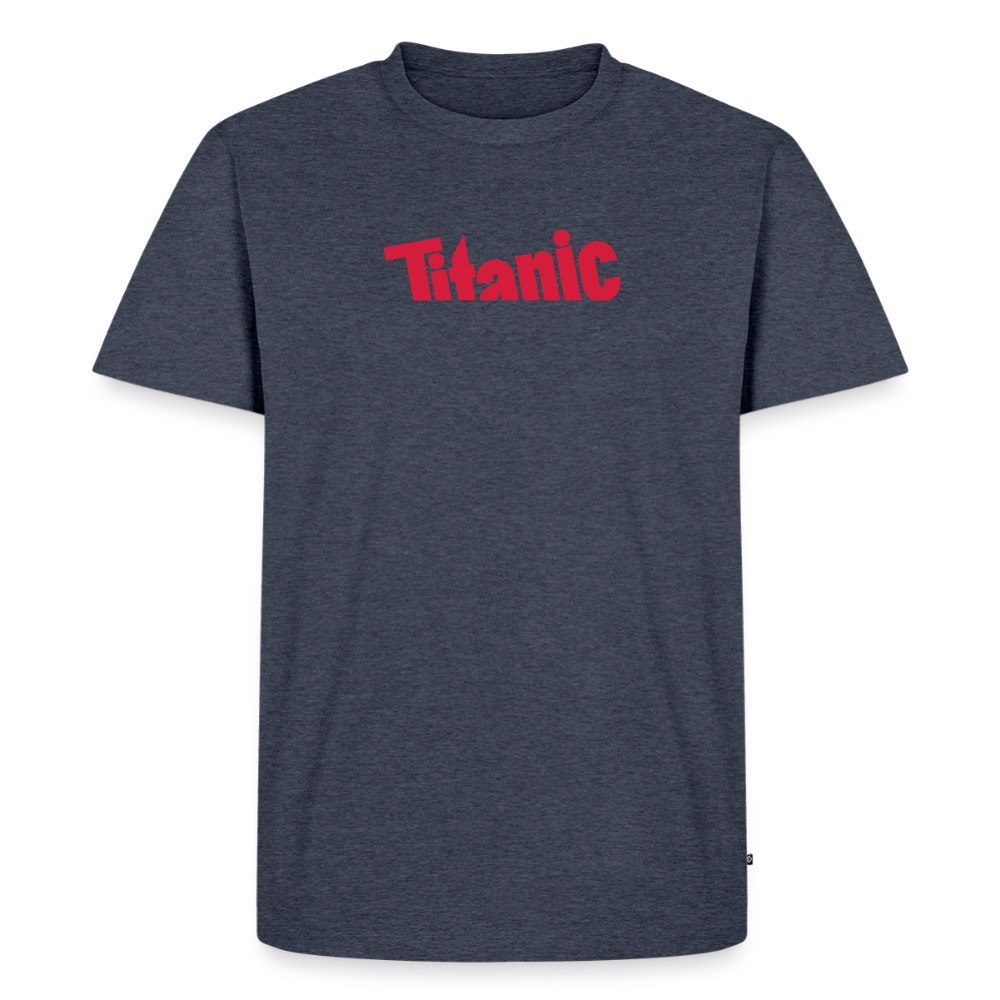 Männer T-Shirt: TITANIC-Logo - Jeansblau 