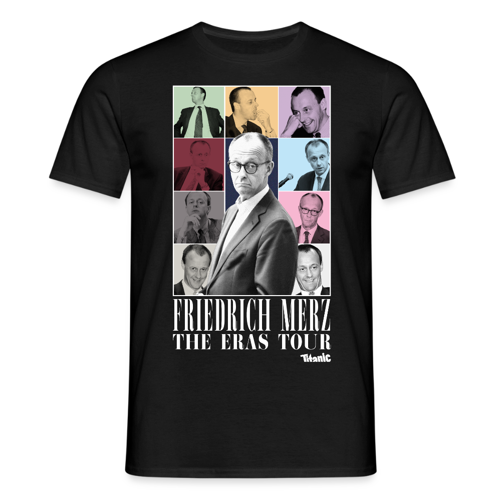 Friedrich Merz: Eras-Tour-Shirt (schwarz) - Schwarz
