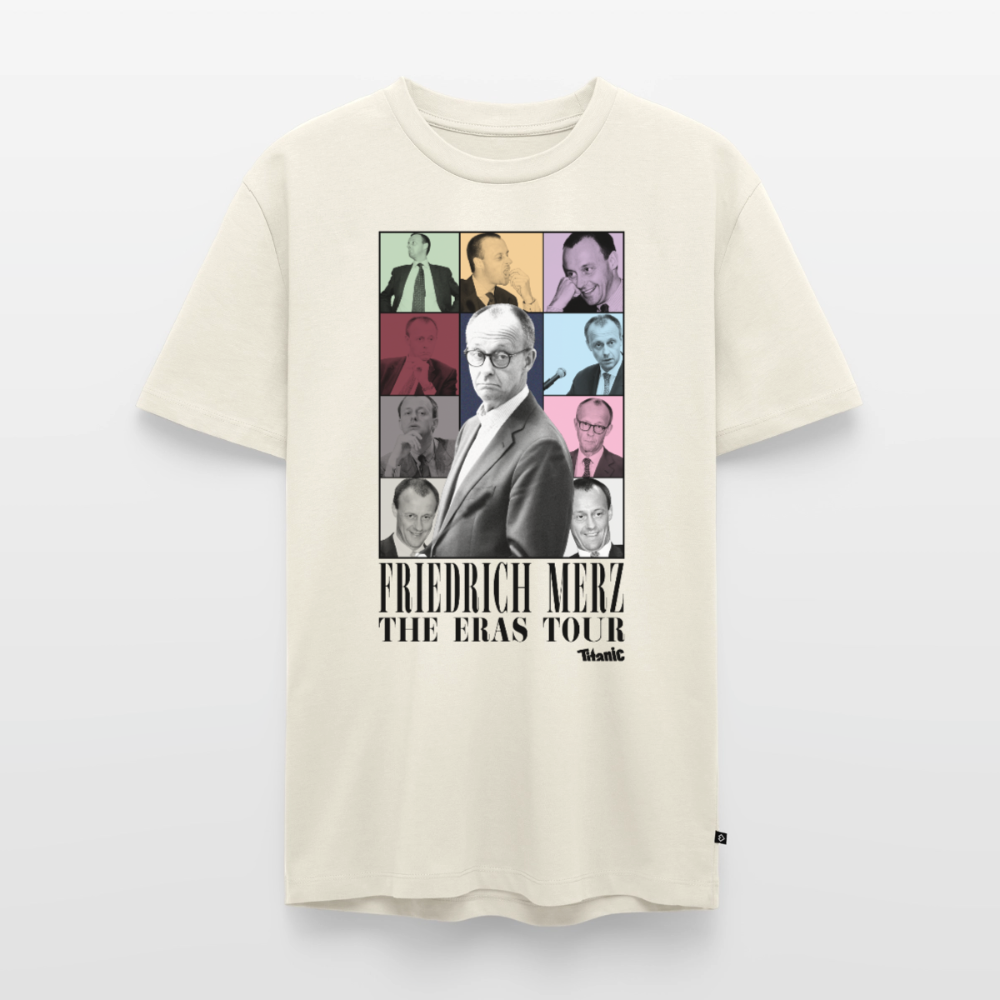 Friedrich Merz: Eras-Tour-Shirt (weiß) - Naturweiß