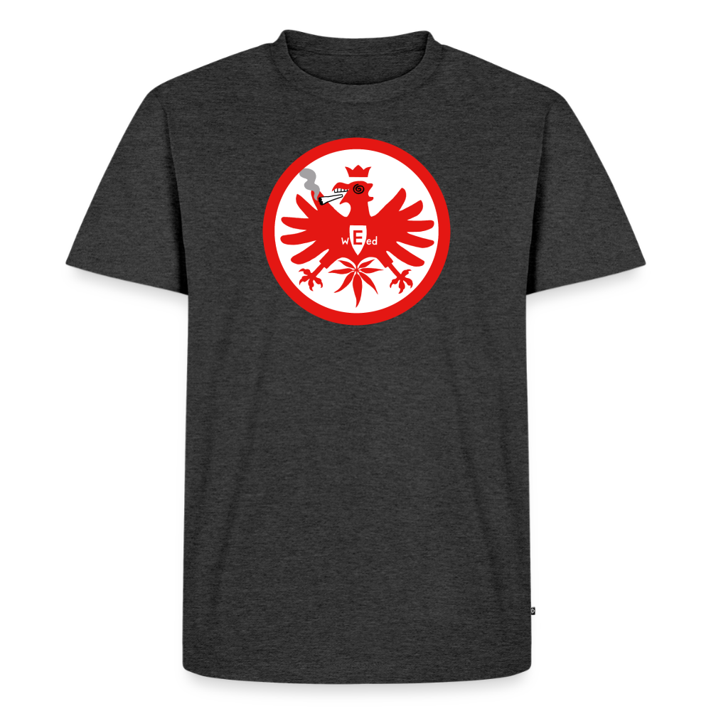 Männer T-Shirt: Highntracht-Adler - Anthrazit meliert