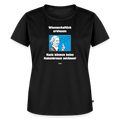 Frauen T-Shirt: Nazis können keine Hakenkreuze zeichnen! - Schwarz