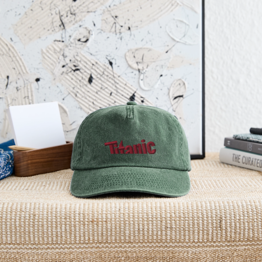 Relaxed Vintage Cap - Vintage Flaschengrün 