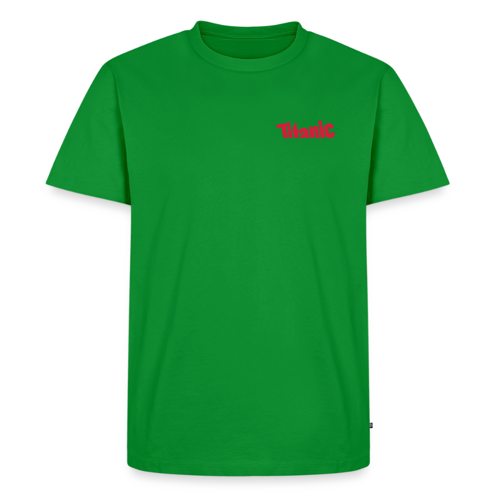 Männer T-Shirt: TITANIC-Logo (klein) - Grün