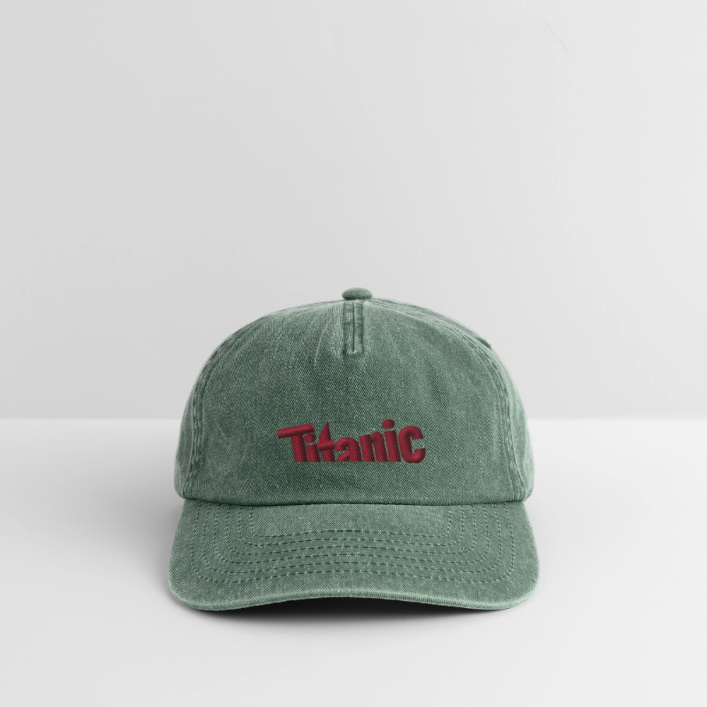 Relaxed Vintage Cap - Vintage Flaschengrün 