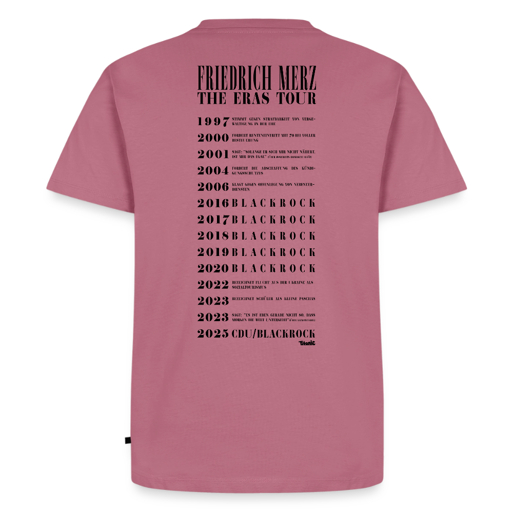 Friedrich Merz: Eras-Tour-Shirt (weiß) - Mauve