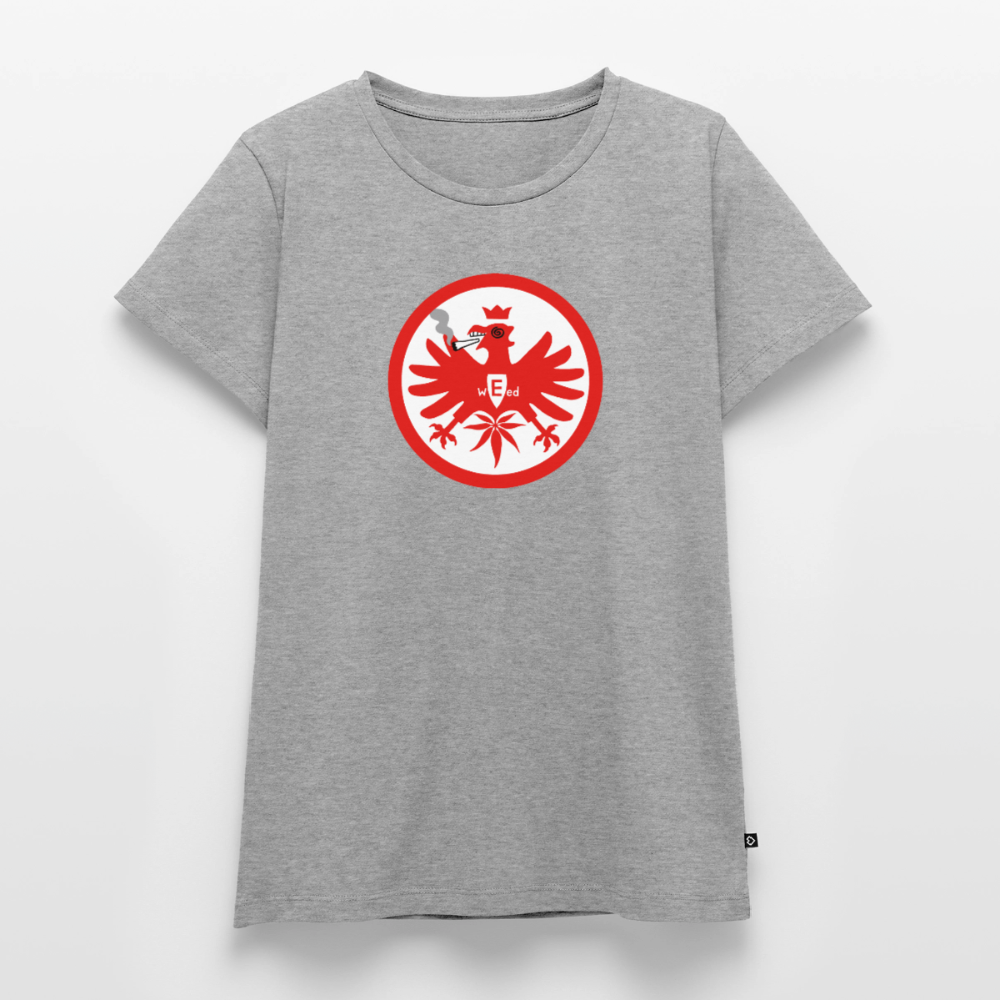 Frauen T-Shirt: Highntracht-Adler - Grau meliert