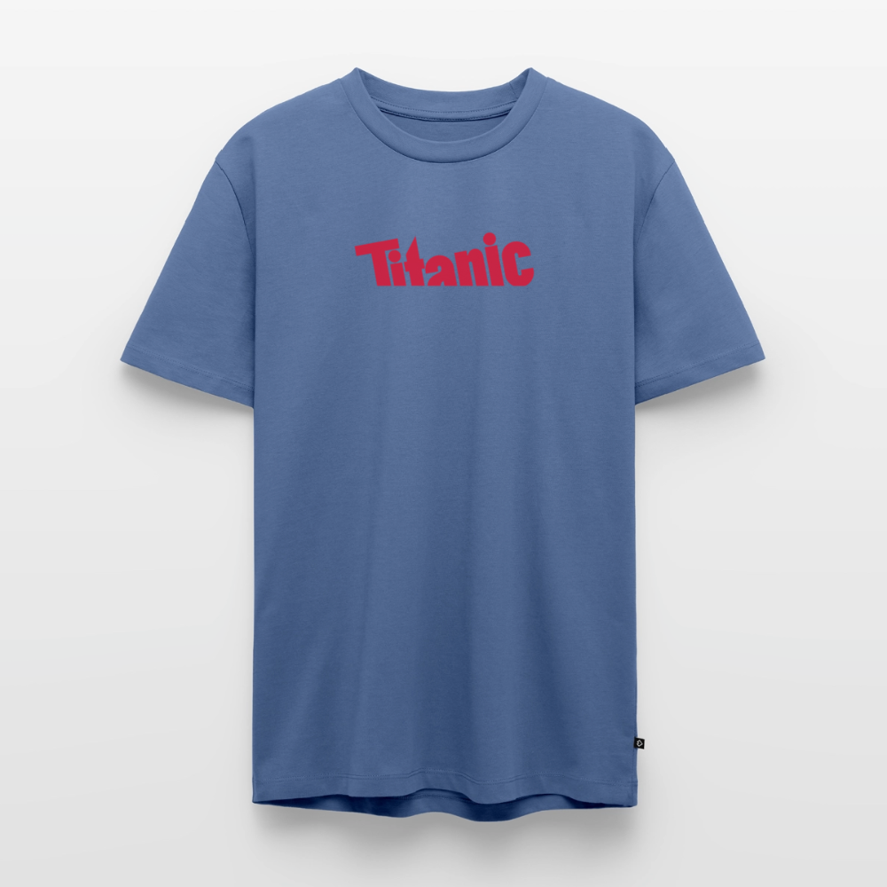 Männer T-Shirt: TITANIC-Logo - Taubenblau
