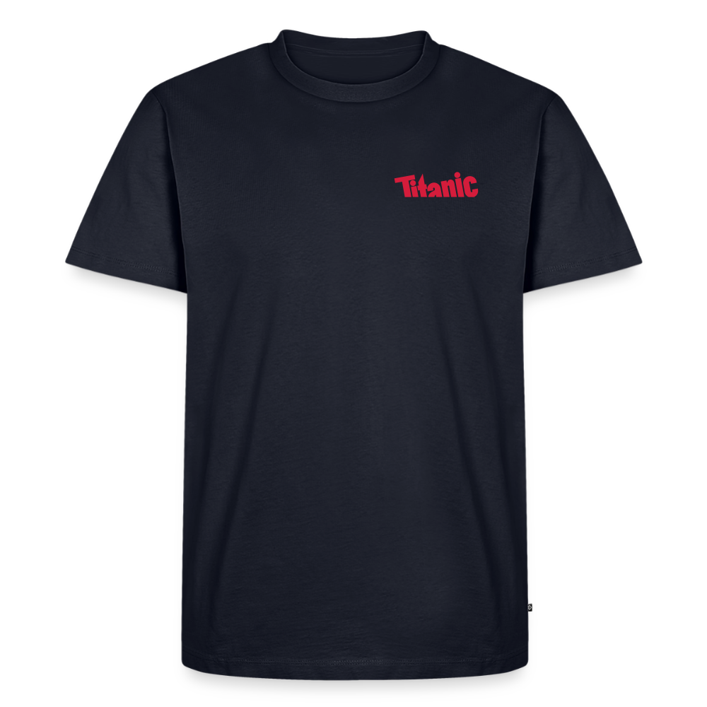 Männer T-Shirt: TITANIC-Logo (klein) - Navy