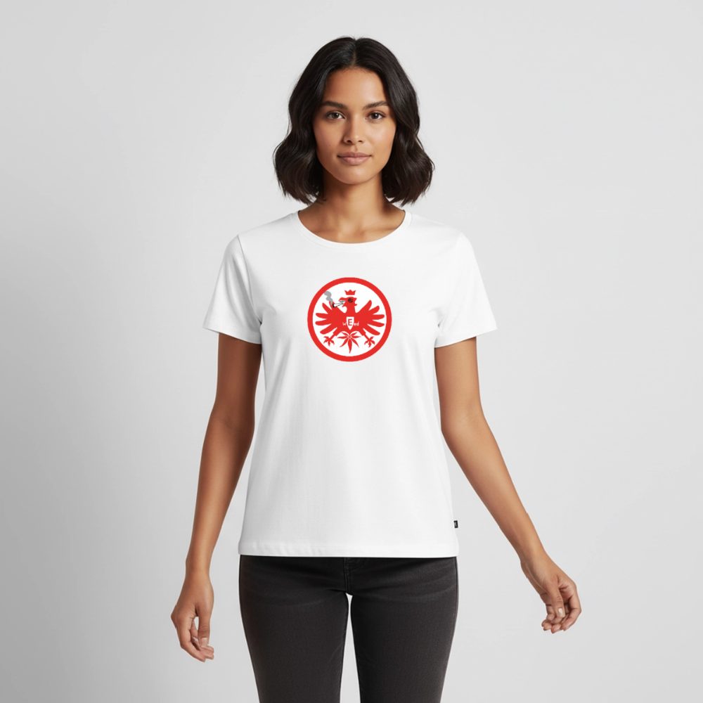 Frauen T-Shirt: Highntracht-Adler - Weiß