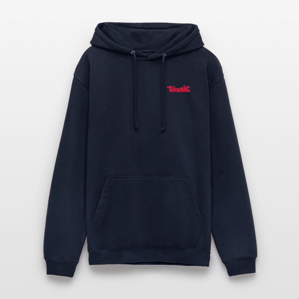Unisex Hoodie: TITANIC-Logo - Navy