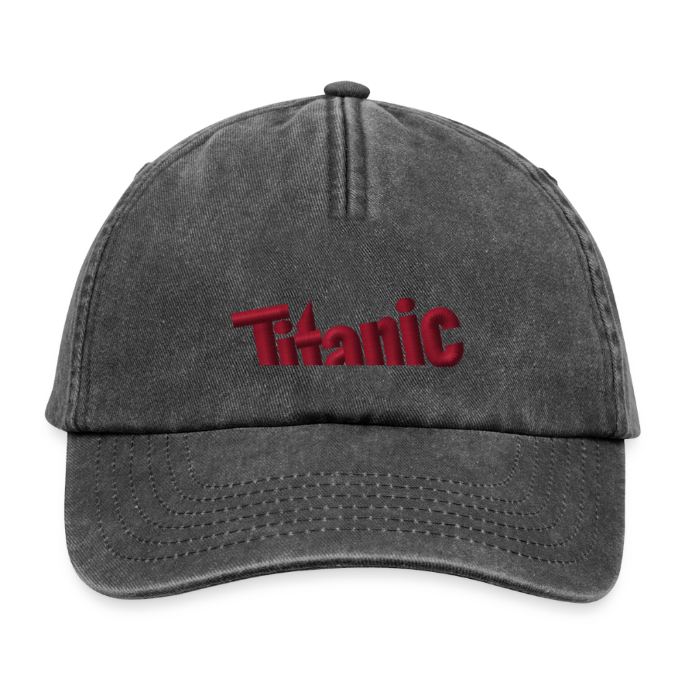 Relaxed Vintage Cap - Vintage Schwarz