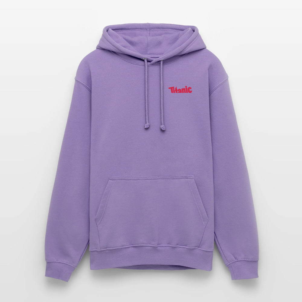Unisex Hoodie: TITANIC-Logo - Lavendel