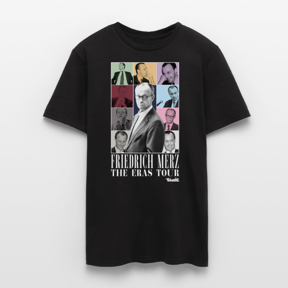 Friedrich Merz: Eras-Tour-Shirt (schwarz) - Schwarz