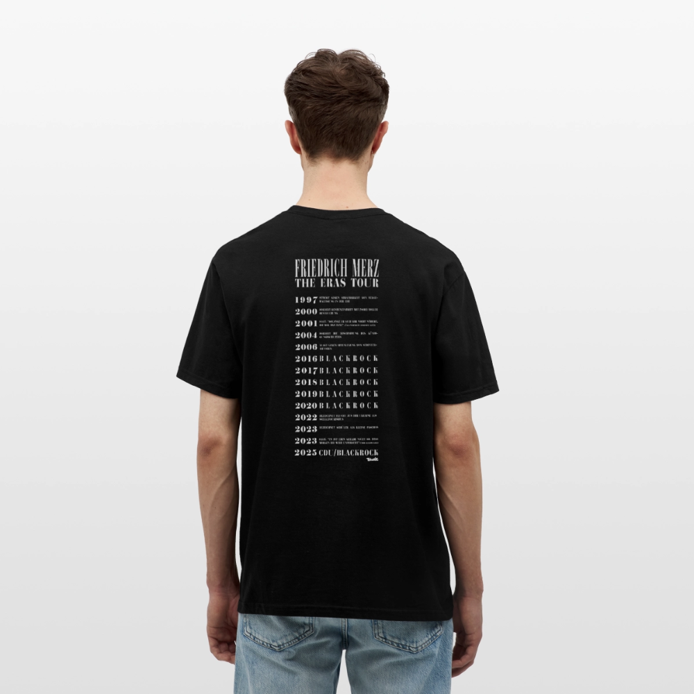 Friedrich Merz: Eras-Tour-Shirt (schwarz) - Schwarz