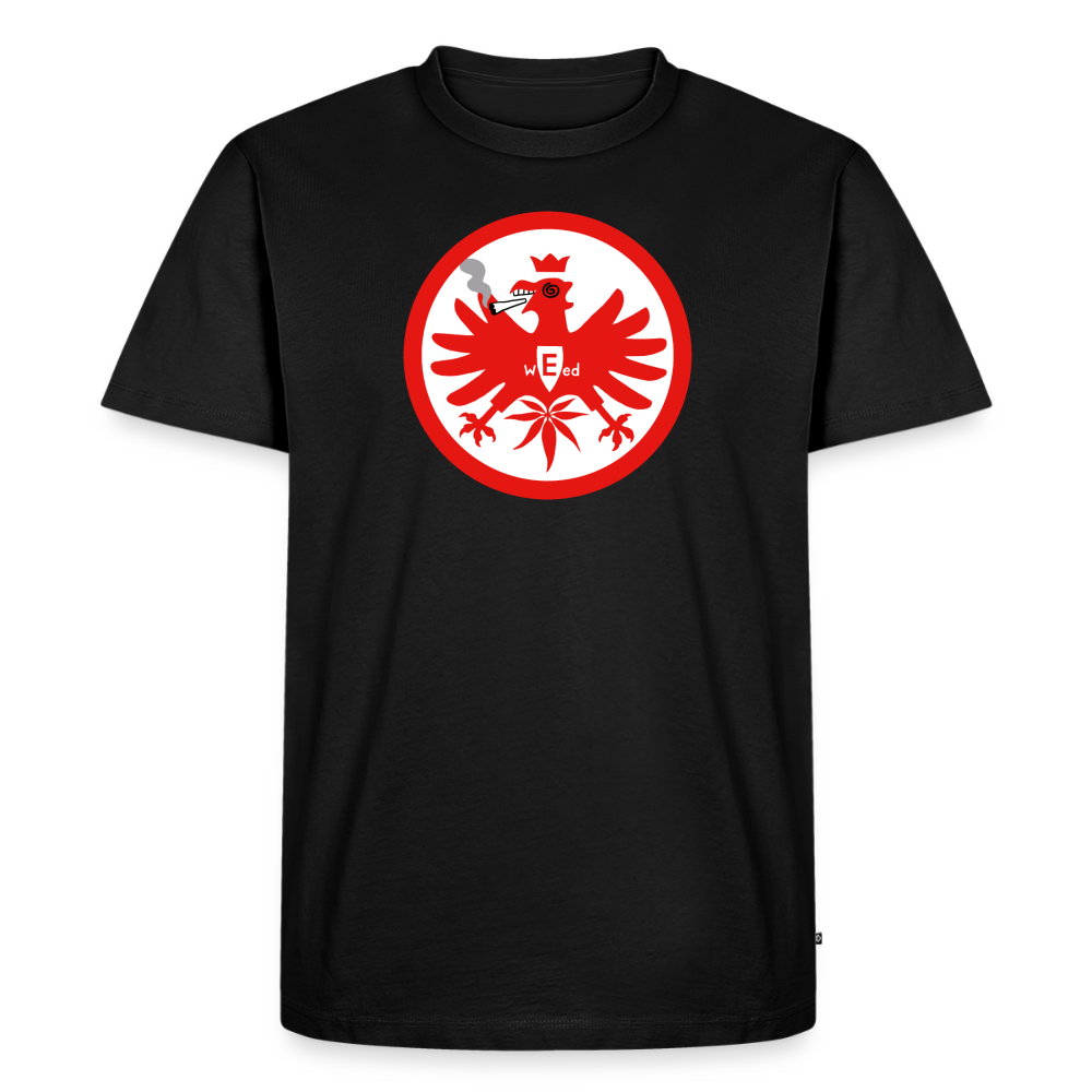Männer T-Shirt: Highntracht-Adler - Schwarz