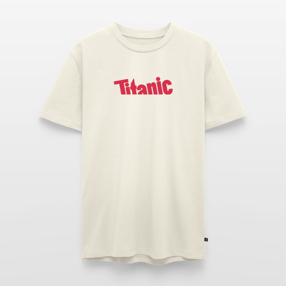 Männer T-Shirt: TITANIC-Logo - Naturweiß