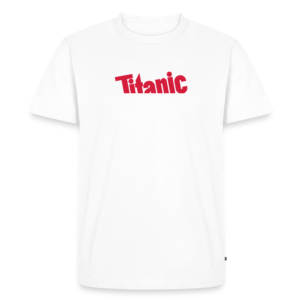 Männer T-Shirt: TITANIC-Logo - Weiß