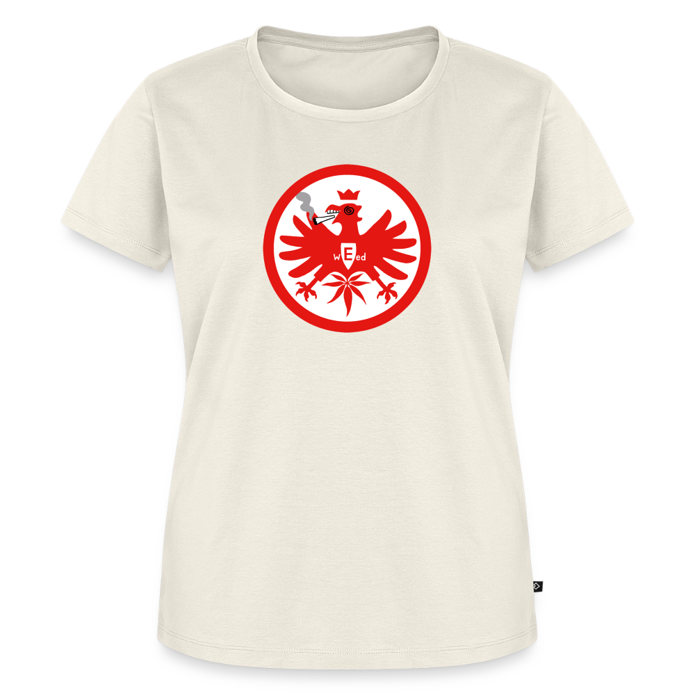 Frauen T-Shirt: Highntracht-Adler - Naturweiß