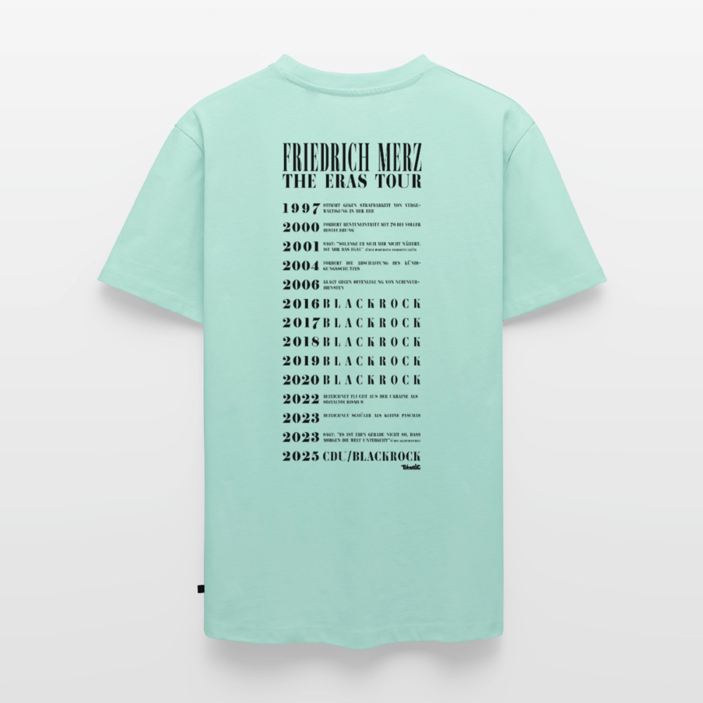 Friedrich Merz: Eras-Tour-Shirt (weiß) - Mint 