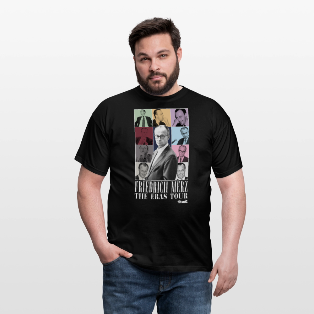 Friedrich Merz: Eras-Tour-Shirt (schwarz) - Schwarz