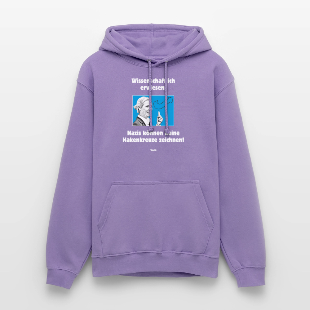 Unisex Hoodie: Nazis können keine Hakenkreuze zeichnen! - Lavendel