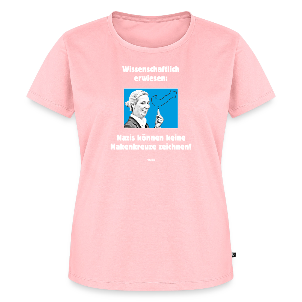 Frauen T-Shirt: Nazis können keine Hakenkreuze zeichnen! - Rosa