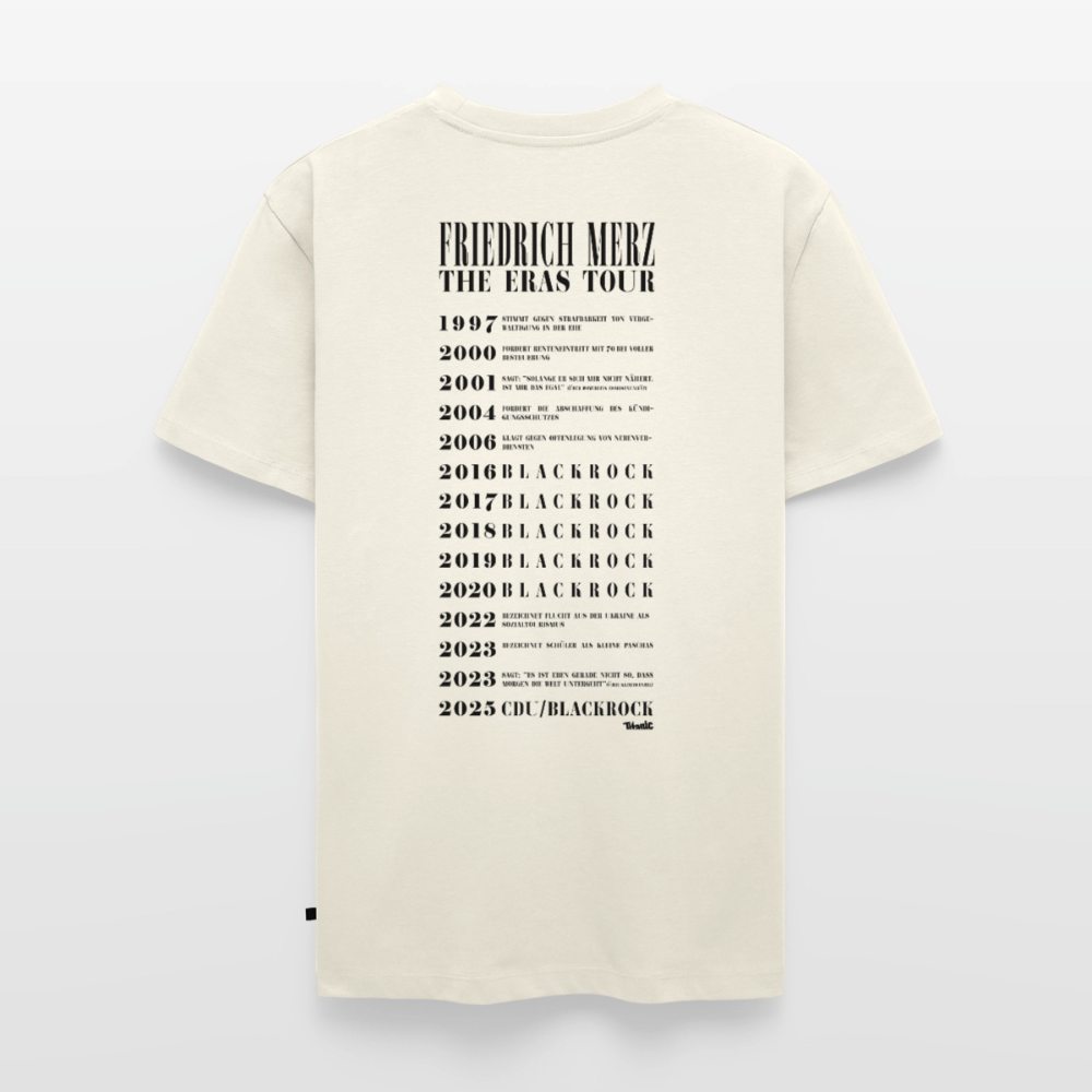 Friedrich Merz: Eras-Tour-Shirt (weiß) - Naturweiß