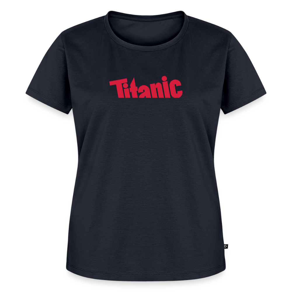 Frauen T-Shirt: TITANIC-Logo - Navy
