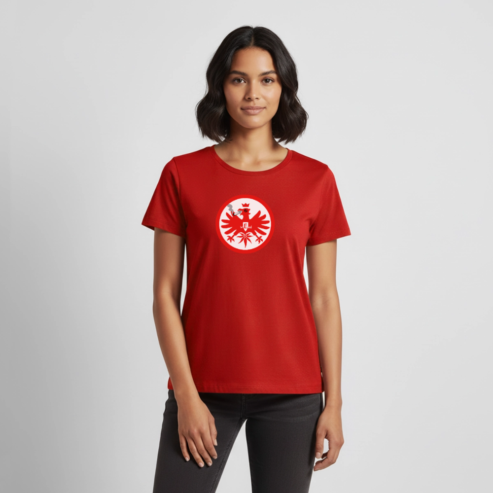 Frauen T-Shirt: Highntracht-Adler - Rot