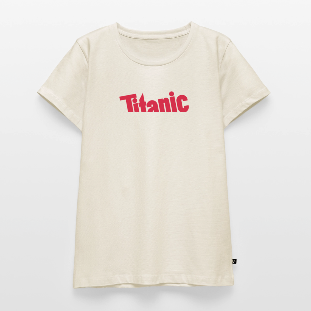 Frauen T-Shirt: TITANIC-Logo - Naturweiß
