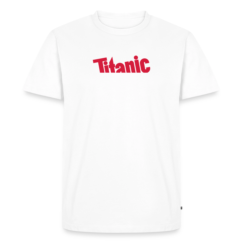 Männer T-Shirt: TITANIC-Logo - Weiß
