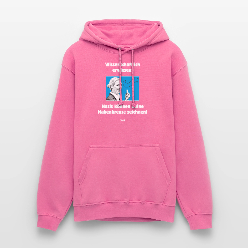 Unisex Hoodie: Nazis können keine Hakenkreuze zeichnen! - Pink