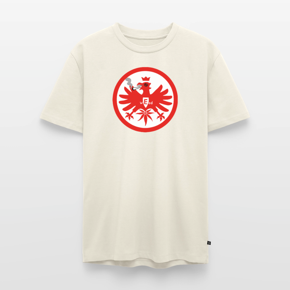 Männer T-Shirt: Highntracht-Adler - Naturweiß
