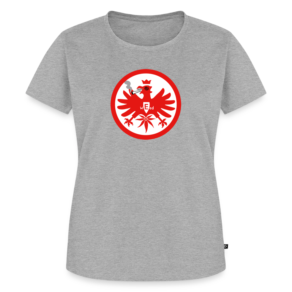Frauen T-Shirt: Highntracht-Adler - Grau meliert