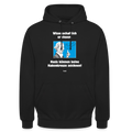 Unisex Hoodie: Nazis können keine Hakenkreuze zeichnen! - Schwarz