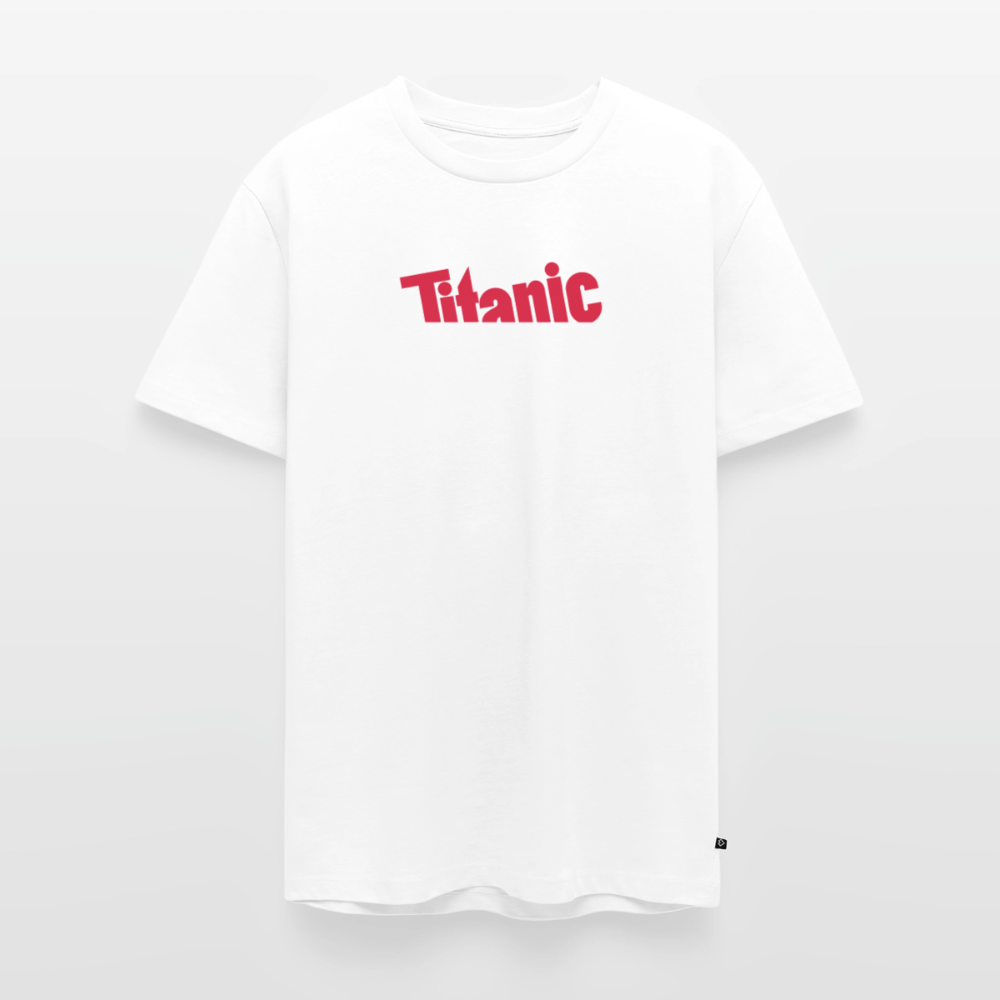 Männer T-Shirt: TITANIC-Logo - Weiß