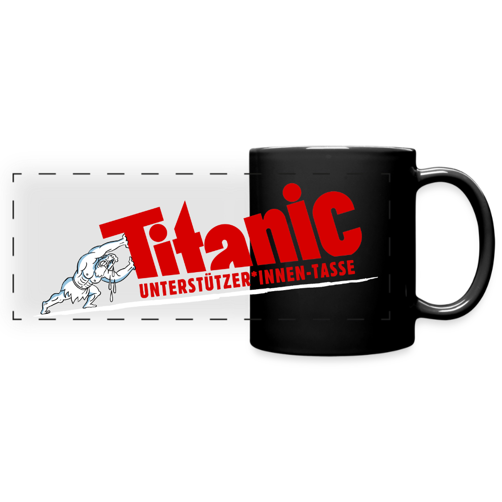 TITANIC-Unterstützer*innen-Tasse - Schwarz