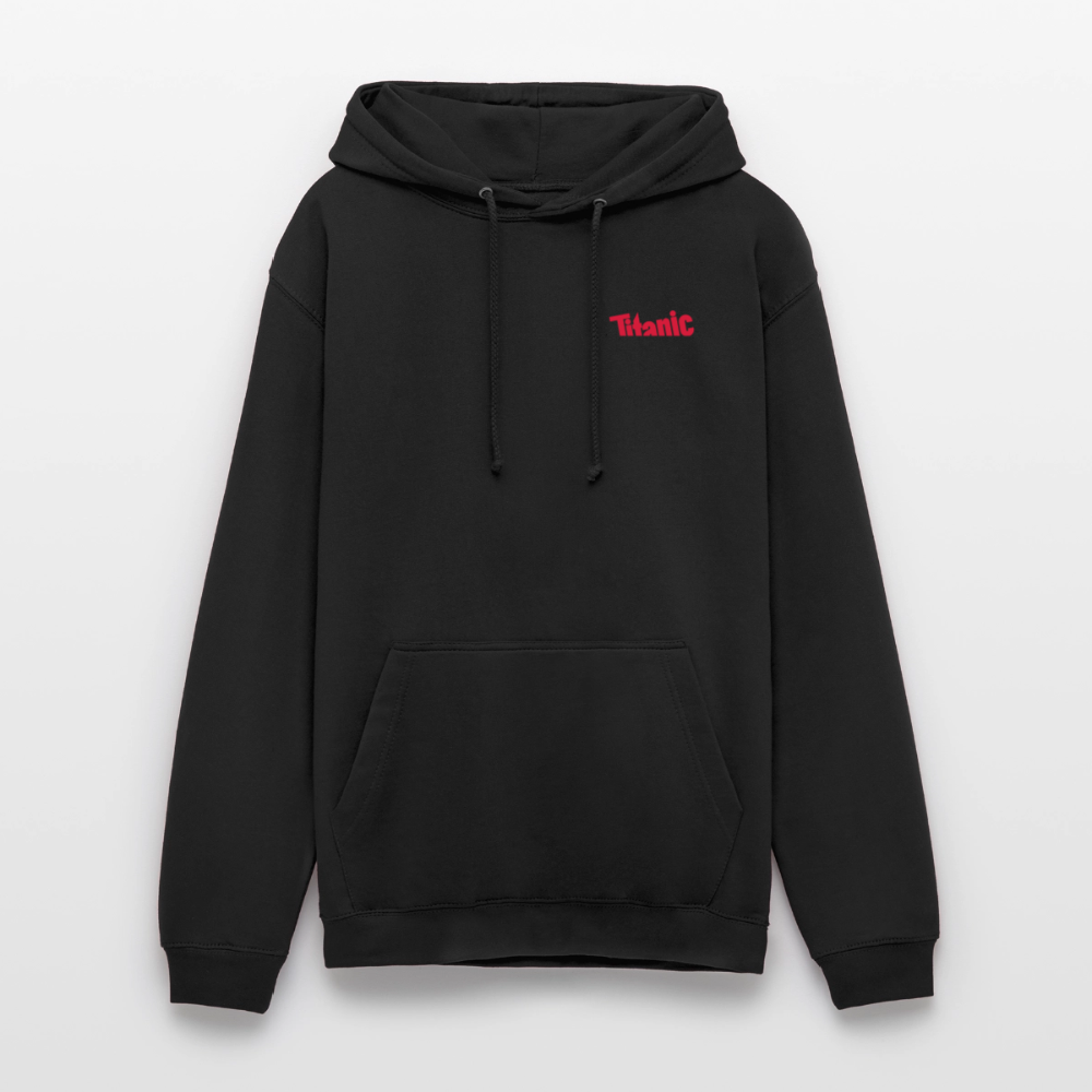 Unisex Hoodie: TITANIC-Logo - Schwarz