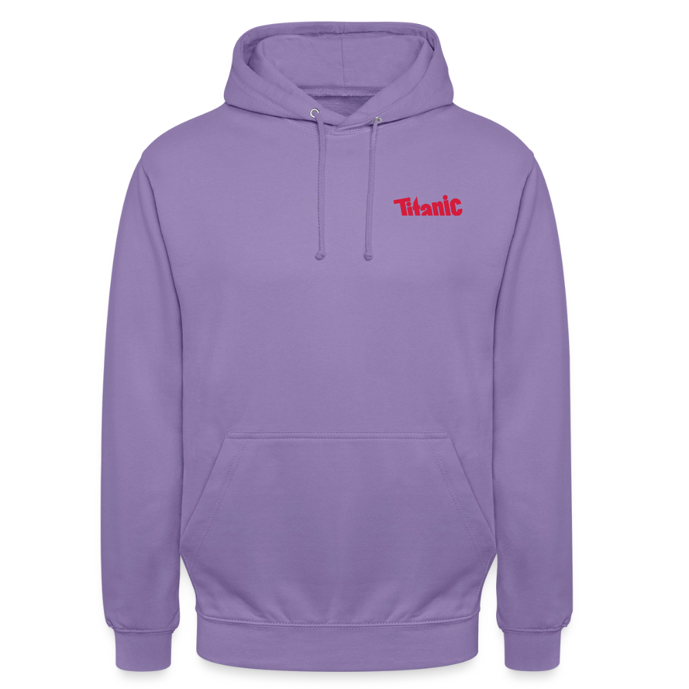 Unisex Hoodie: TITANIC-Logo - Lavendel