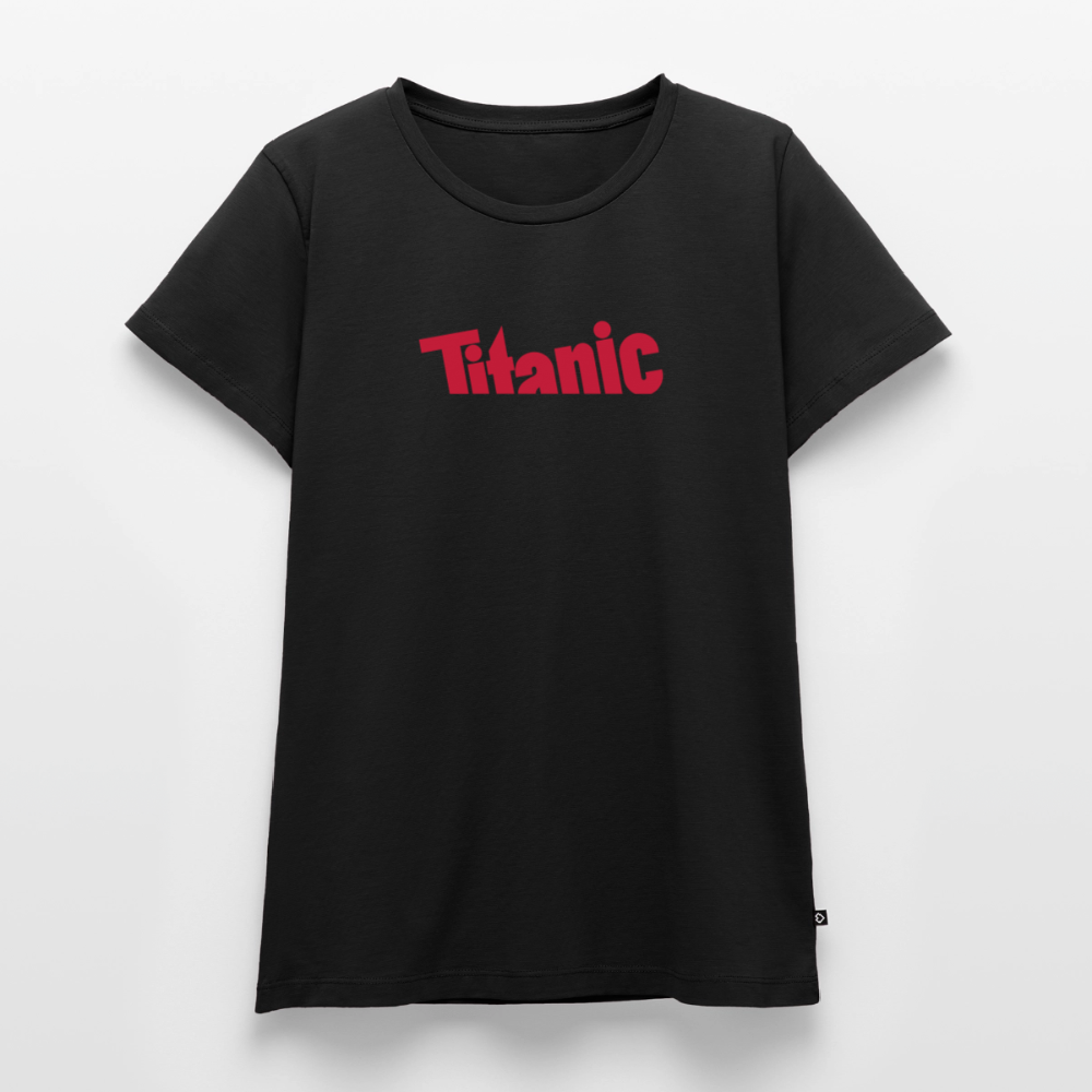 Frauen T-Shirt: TITANIC-Logo - Schwarz